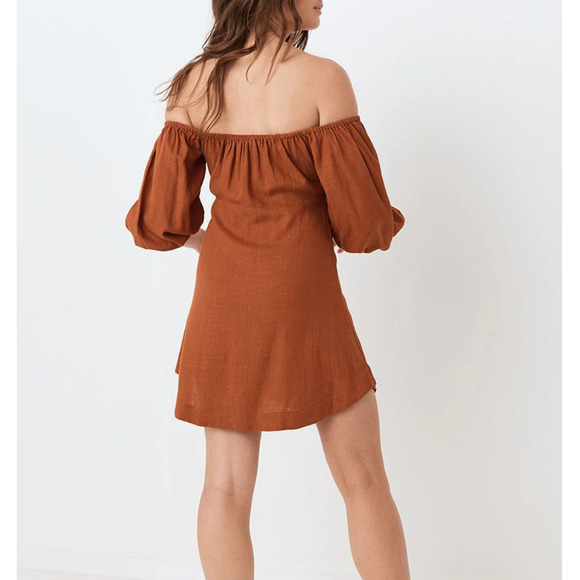 Spell & The Gypsy Collective Dress Mini Dress Boho Rani Mini Dress Size XXS NWT - Picture 3 of 12